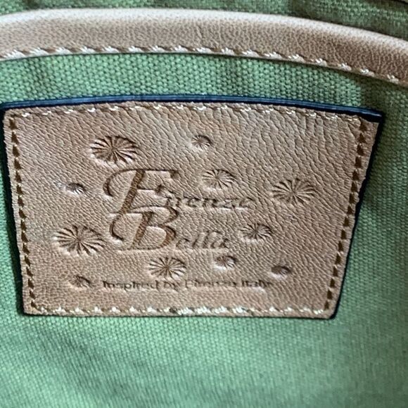 Firenze Bella Gorgeous Tan Leather Inlay Bag - Picture 5 of 8